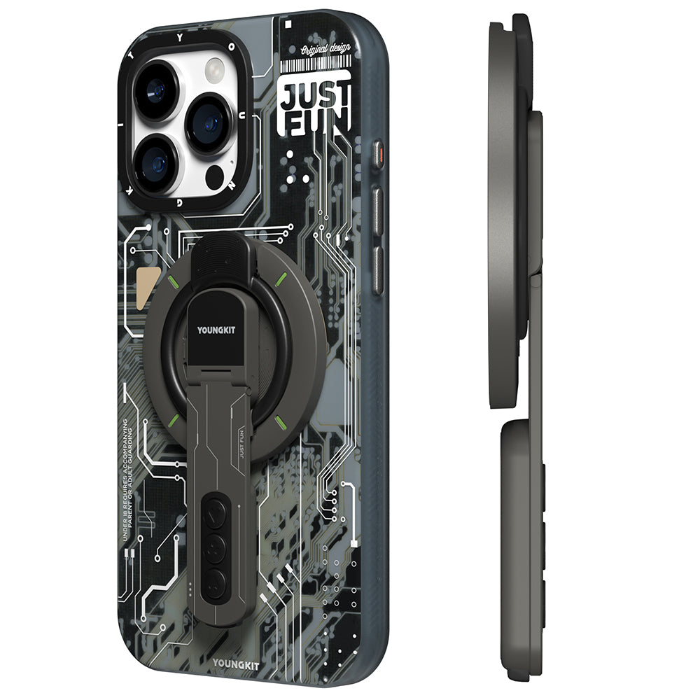 Youngkit Technology Serisi Telefon ve Tabletler için Magnetik Ring Stand Youngkit Technology Serisi Telefon ve Tabletler için Magnetik Ring Stand